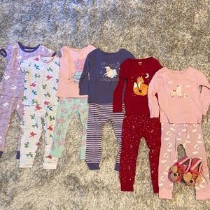 3T Girls Pajamas bundle